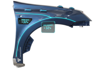 Полировка крыла автомобиля на FAW Besturn X80